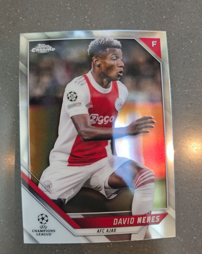 2021-22 Topps Chrome UEFA Champions League #103 David Neres — front