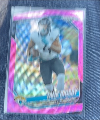 2024 Panini Prizm #317 Byron Murphy II Pink Wave — front