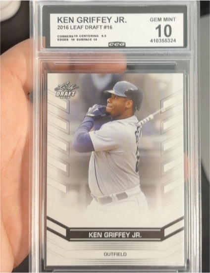 2016 Leaf Draft #16 Ken Griffey Jr. — front