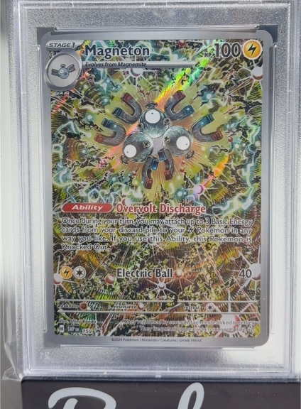 2024 Pokémon SVP Surging Sparks #159 Magneton — front