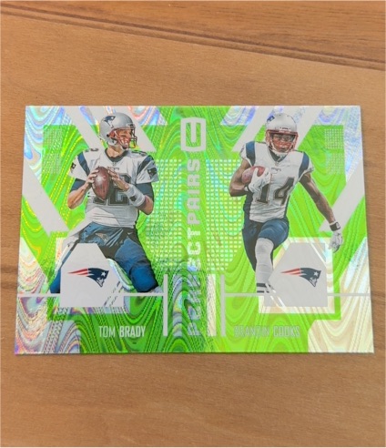 2017 Panini Unparalleled Perfect Pairs #PA-5 Tom Brady Brandin Cooks — front
