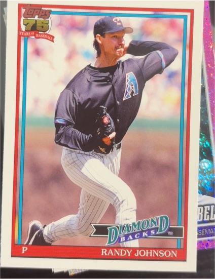 1991 Topps #T91-67 Randy Johnson — front