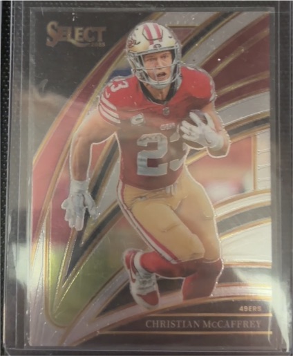 2025 Panini Select Club Level #218 Christian McCaffrey — front
