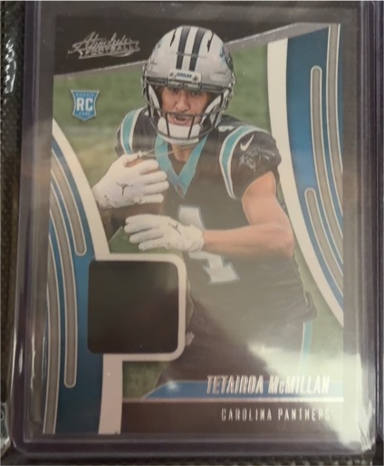 2025 Panini Absolute Rookie Materials #ARM-TMN Tetairoa McMillan — front