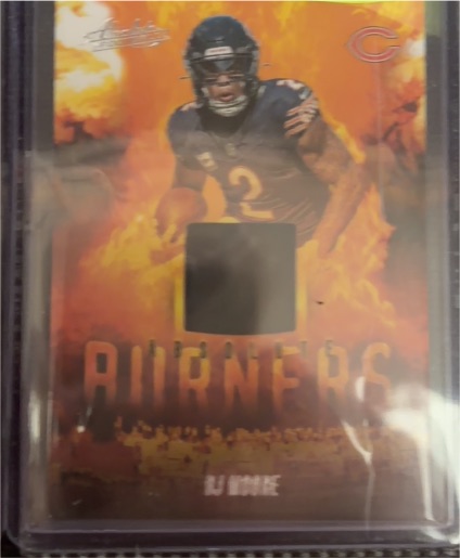 2025 Panini Absolute Burners #ABU-DMO DJ Moore Chicago Bears — front
