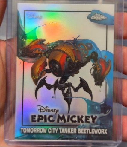 2026 Topps Chrome Epic Mickey #EM-8 Tomorrow City Tanker Beetleworx — front