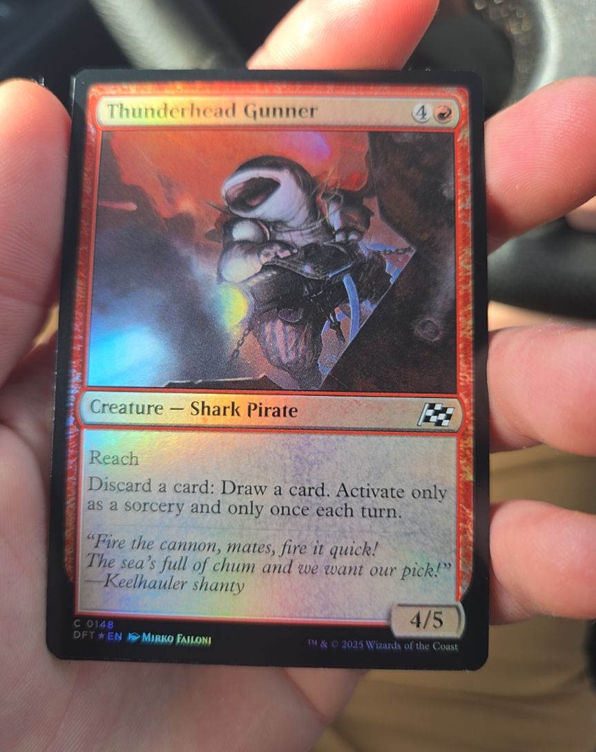 2025 Magic: The Gathering #148 Thunderhead Gunner — front