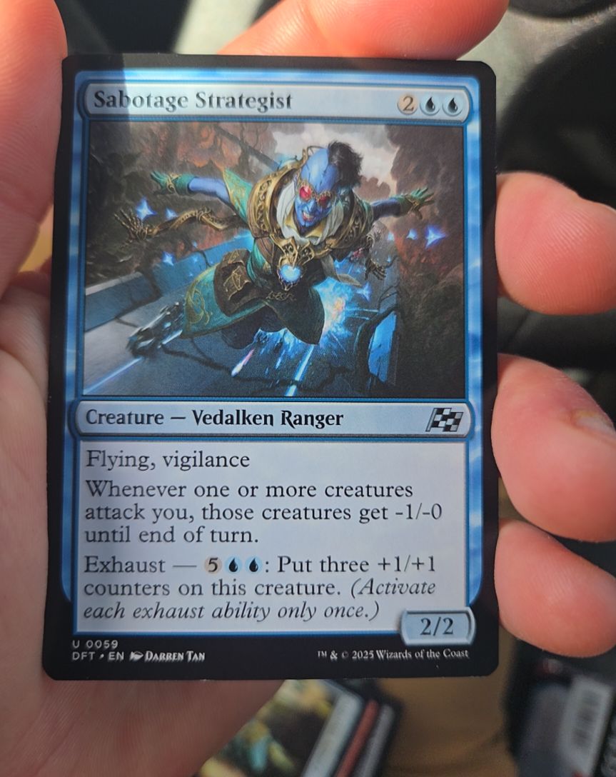 2025 Magic: The Gathering #59 Sabotage Strategist — front