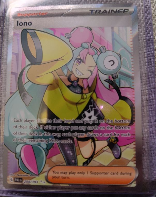 2023 Pokémon SV02: Paldea Evolved #254 Iono — front