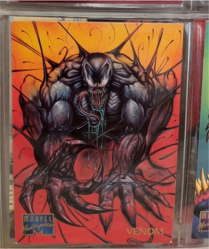 1995 Fleer Marvel Masterpieces #107 Venom — front