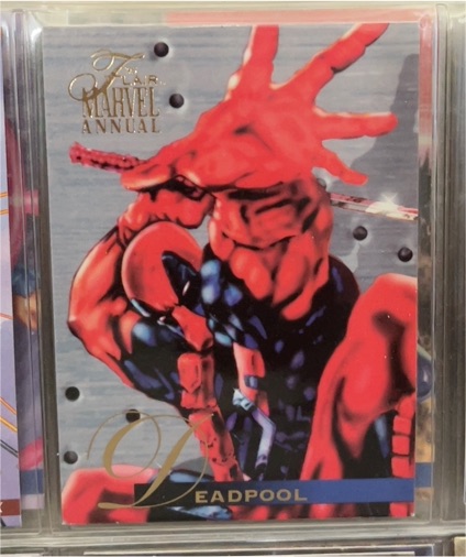 1995 Flair Marvel Annual #47 Deadpool — front