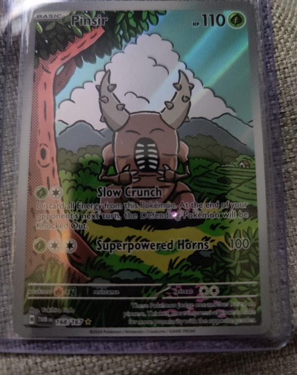 2023 Pokémon SV06: Twilight Masquerade #168/167 Pinsir — front