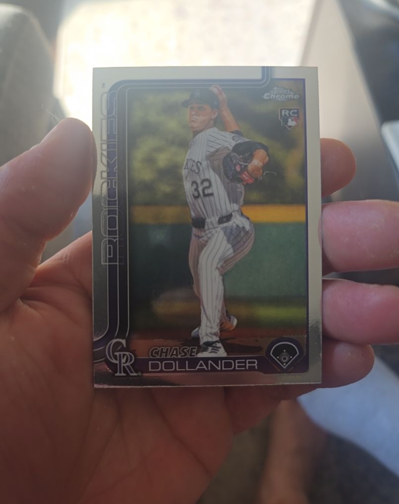 2025 Topps Chrome Update Series #USC18 Chase Dollander — front