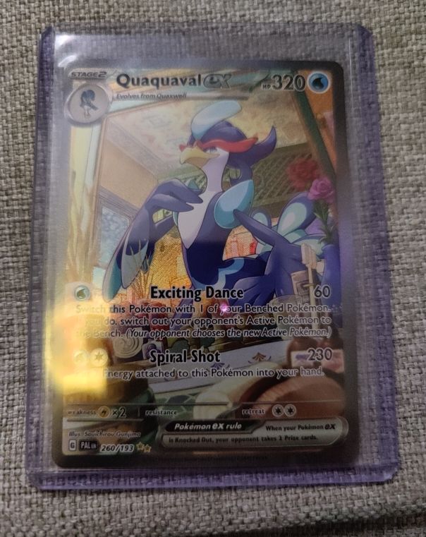 2023 Pokémon TCG Paldea Evolved #260 Quaquaval ex — front