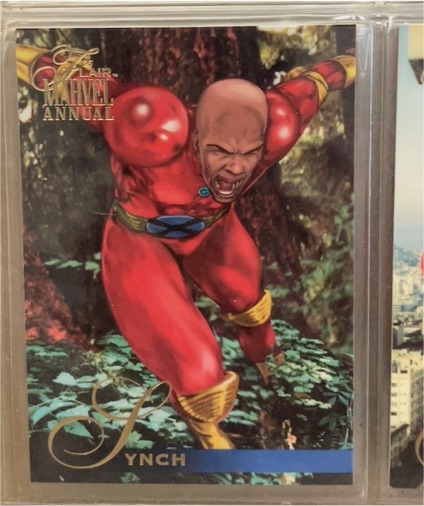 1995 Flair Marvel Annual #11 Synch — front