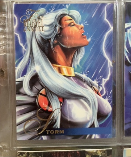 1995 Fleer Marvel Flair Annual #5 Storm — front