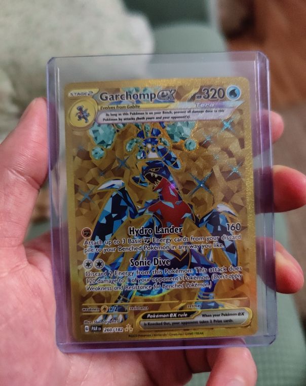 2023 Pokémon Garchomp EX #260/182 Paradox Rift — front