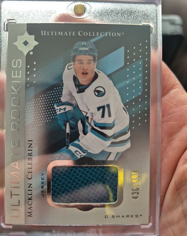 2024-25 Upper Deck Ultimate Collection #43 Macklin Celebrini — front