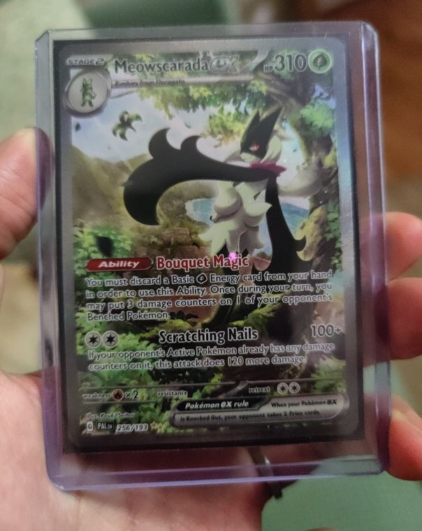 2023 Pokémon SV02: Paldea Evolved #256 Meowscarada EX — front