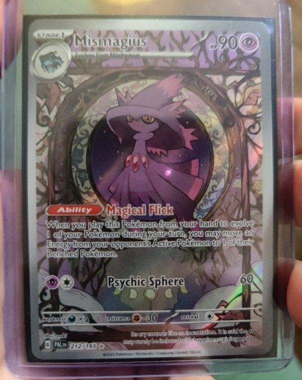 2023 Pokemon SV02: Paldea Evolved #212 Mismagius — front