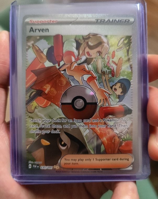 2023 Pokémon Paldean Fates #235 Arven — front