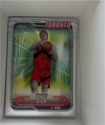2024-25 Topps Chrome #92 Gradey Dick — front