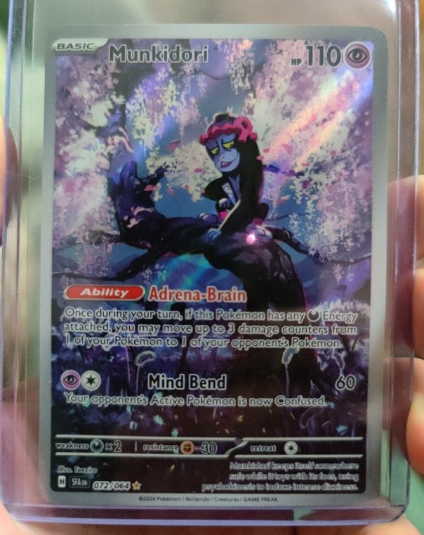 2024 Pokemon Shrouded Fable #072/064 Munkidori — front