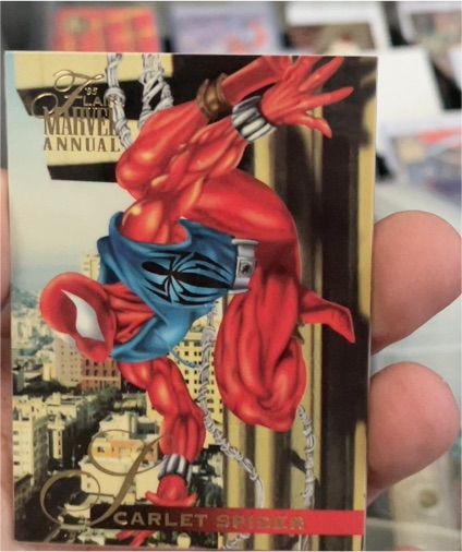 1995 Fleer Flair Marvel Annual #60 Scarlet Spider — front