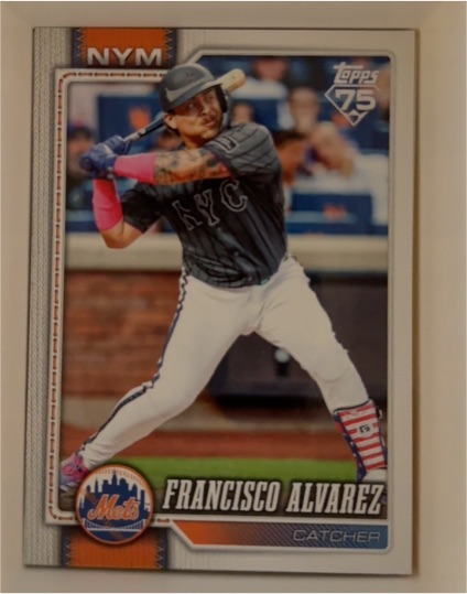 2026 Topps Series 1 #337 Francisco Alvarez — front
