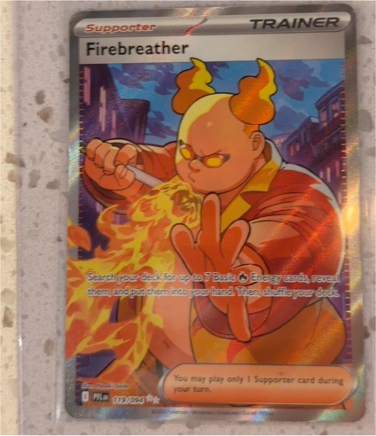 2025 Pokémon #119 Firebreather — front