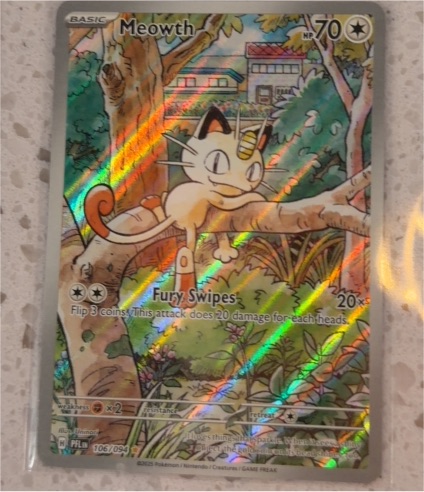 2025 Pokémon PFLN #106 Meowth — front