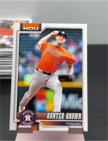 2026 Topps Series 1 #264 Hunter Brown — front