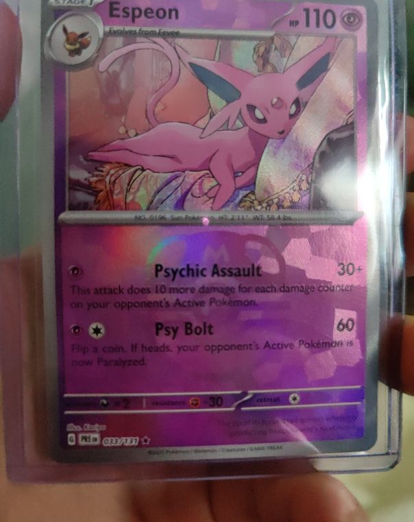 2025 Pokémon TCG Prismatic Evolutions #033 Espeon — front