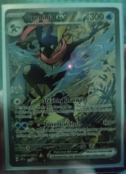 2023 Pokémon Scarlet & Violet Black Star Promo #132 Greninja ex — front