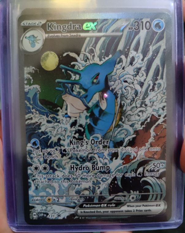 2023 Pokémon Scarlet & Violet Promo #131 Kingdra ex — front