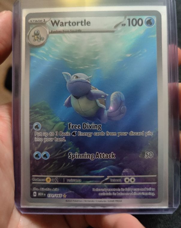 2021 Pokémon Scarlet & Violet 151 #171 Wartortle — front