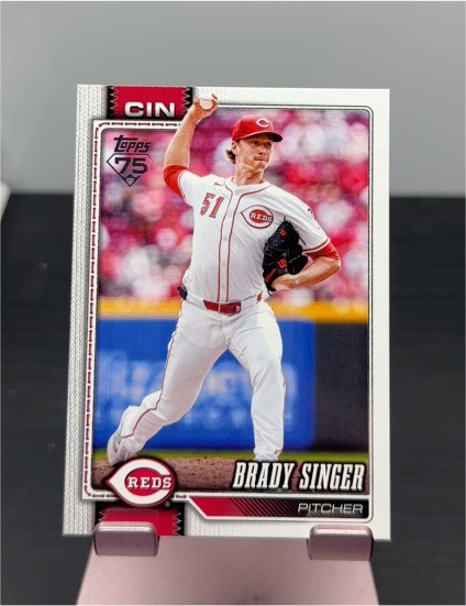 2026 Topps Series 1 #282 Brady Singer Cincinnati Reds — front