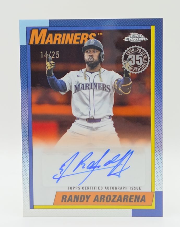 2025 Topps Series 1 1990 Topps #T90-73 Randy Arozarena — front