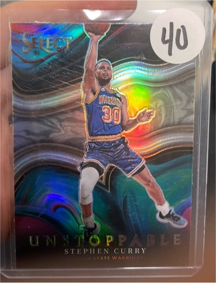 2021-22 Panini Select Unstoppable #3 Stephen Curry — front