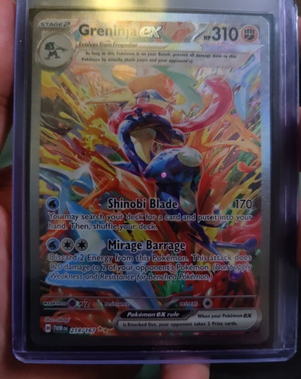 2024 Pokémon Scarlet & Violet Twilight Masquerade #214 Greninja ex — front