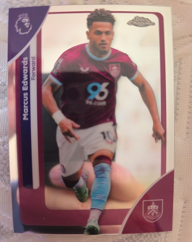 2026 Topps Chrome Premier League #52 Marcus Edwards — front