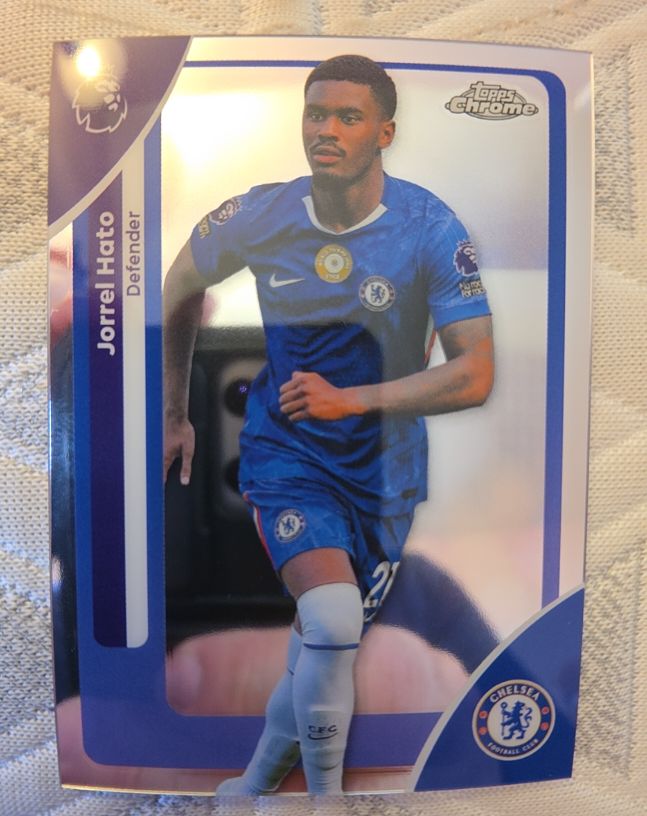 2026 Topps Chrome Premier League #65 Jorrel Hato Chelsea — front