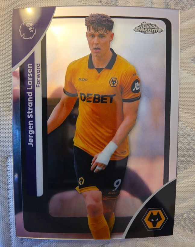 2025-26 Topps Chrome Premier League #193 Jørgen Strand Larsen — front