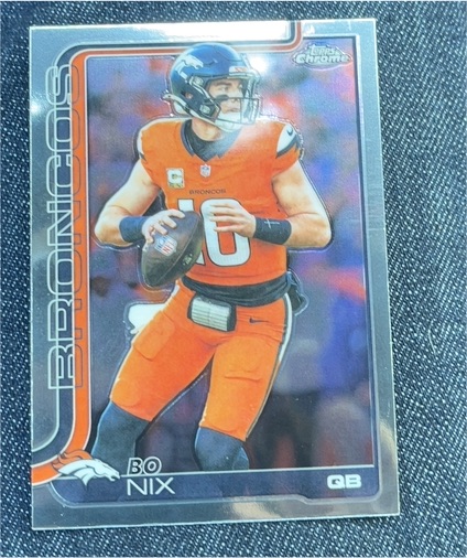 2025 Topps Chrome #88 Bo Nix — front