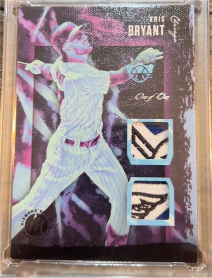 2020 Panini Diamond Kings Kris Bryant Dual Jersey Patch — front