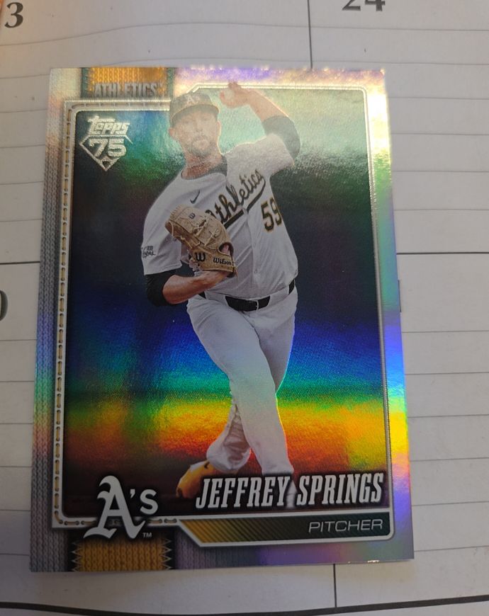 2026 Topps Series 1 #87 Jeffrey Springs — front