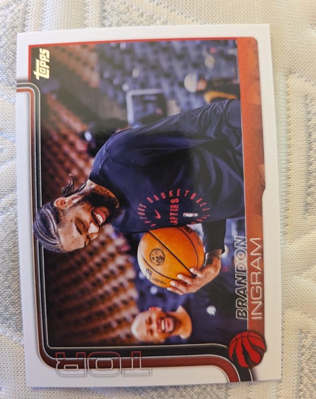 2025-26 Topps #30 Brandon Ingram Toronto Raptors — front