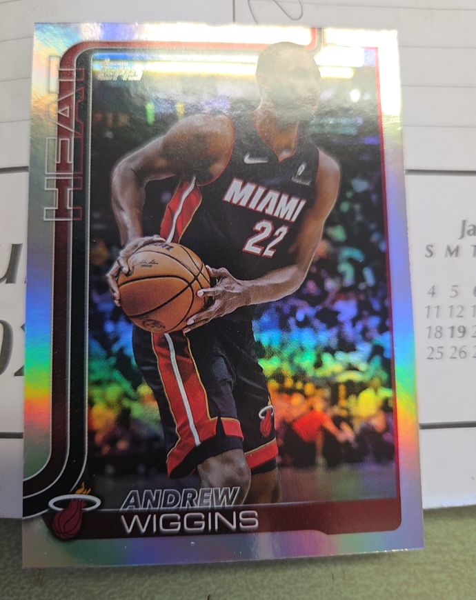 2025-26 Topps #77 Andrew Wiggins — front