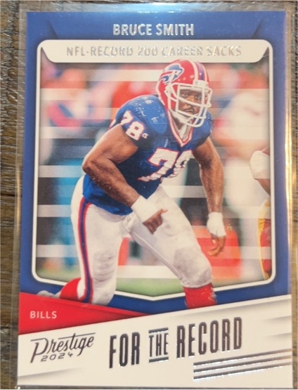 2024 Panini Prestige #FR-BS Bruce Smith For the Record — front