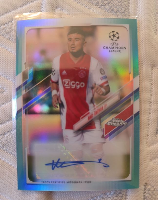 2020-21 Topps Chrome UEFA Champions League Donny van de Beek #D Ajax — front
